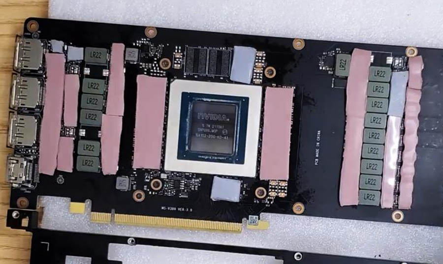 導熱矽(xi)膠片在(zài)顯卡中(zhōng)的應用(yong)